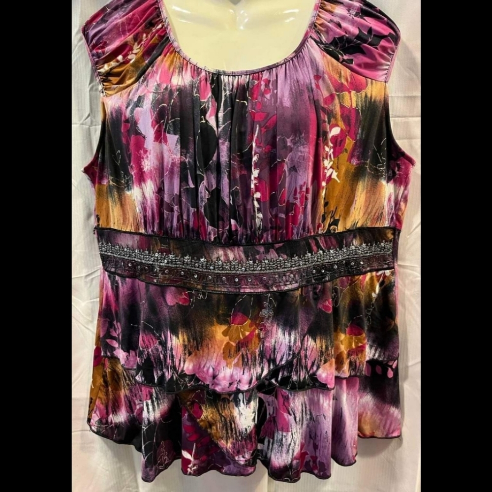 Dressbarn Sz 1x plus blouse